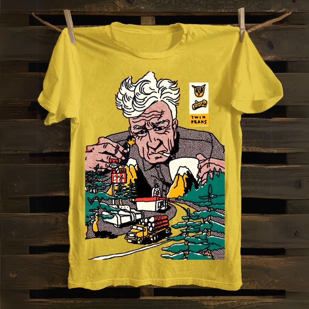 David Lynch art cotton T-shirt