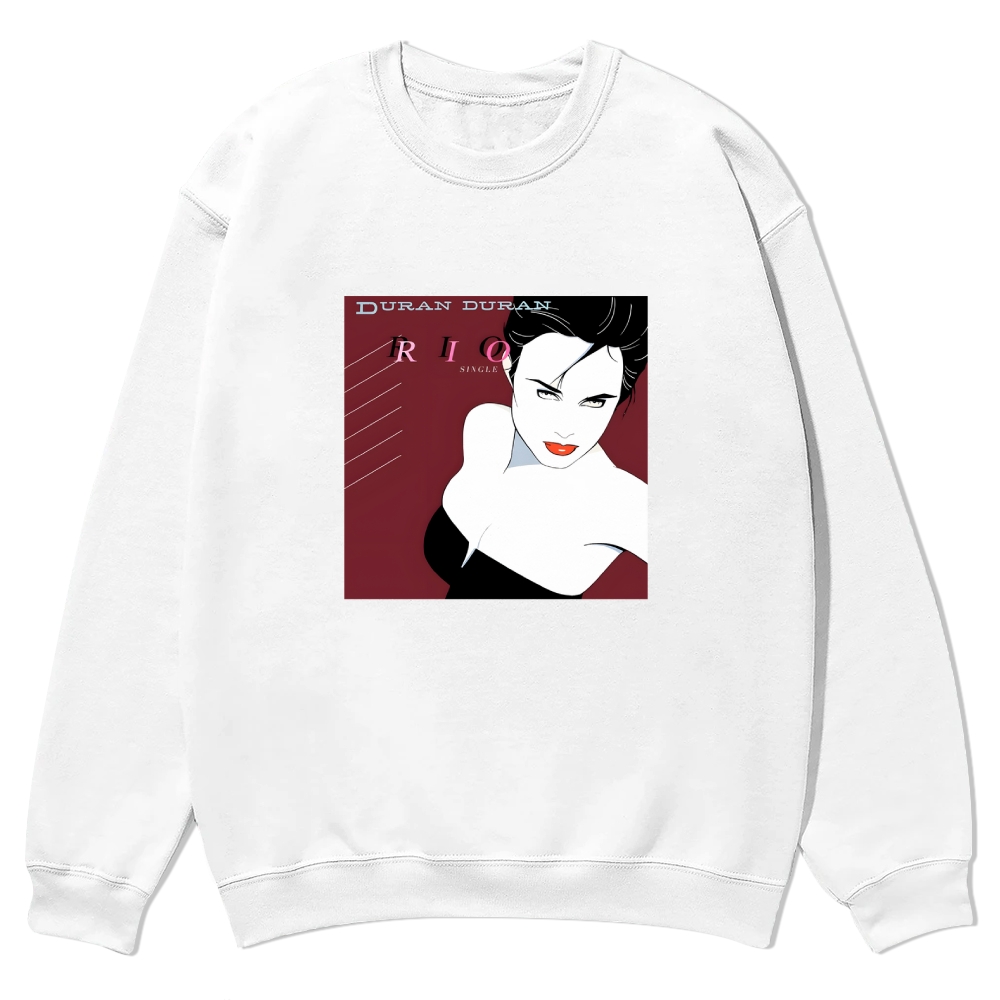 Duran Duran Rio album cover graphic Casual Crewneck Sweatshirt