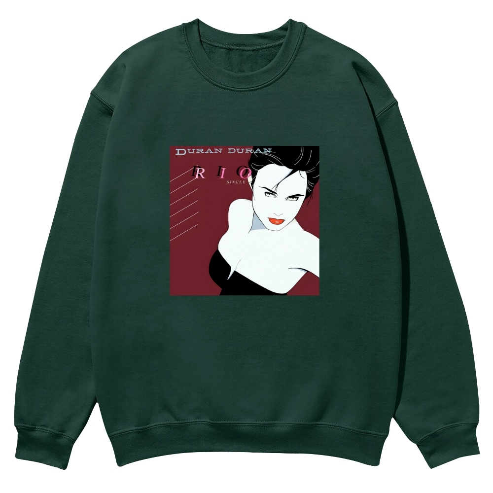 Duran Duran Rio album cover graphic Casual Crewneck Sweatshirt