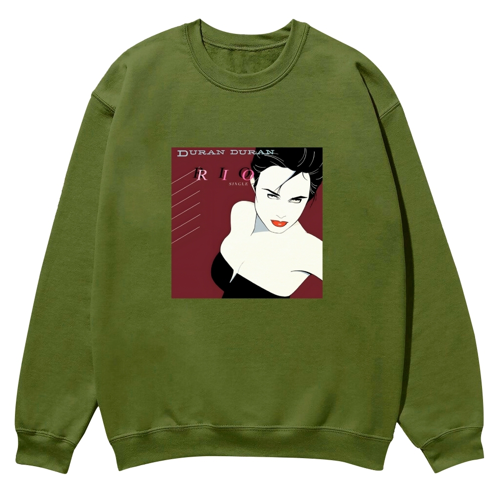 Duran Duran Rio album cover graphic Casual Crewneck Sweatshirt