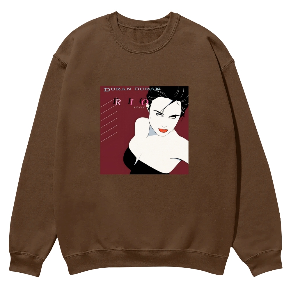 Duran Duran Rio album cover graphic Casual Crewneck Sweatshirt