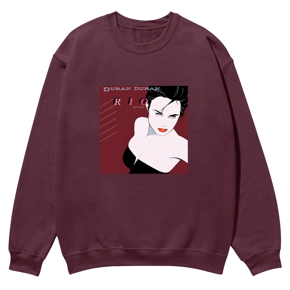 Duran Duran Rio album cover graphic Casual Crewneck Sweatshirt