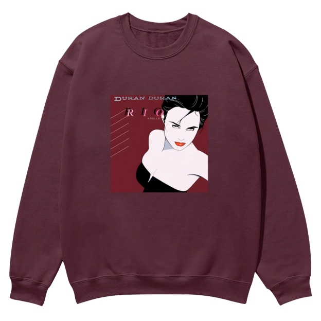 Duran Duran Rio album cover graphic Casual Crewneck Sweatshirt