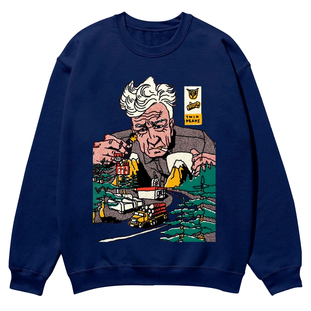 David Lynch art Casual Crewneck Sweatshirt