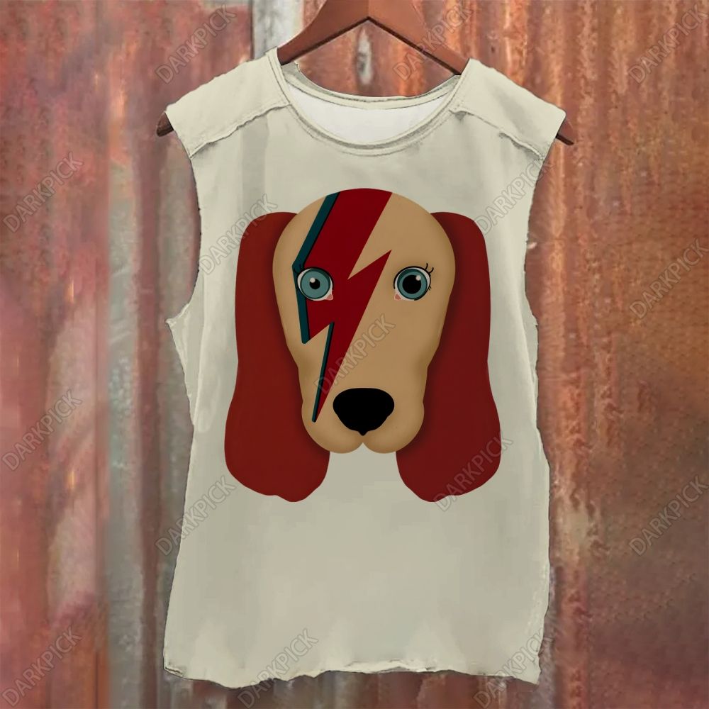 David Bowie Dog Tank Top