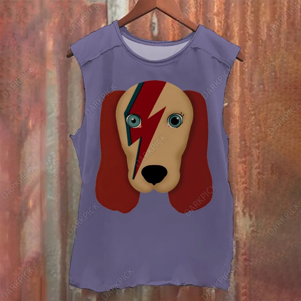 David Bowie Dog Tank Top