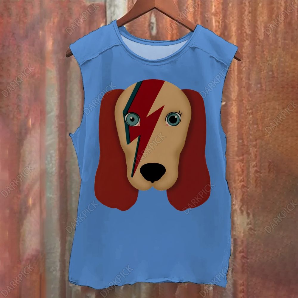 David Bowie Dog Tank Top