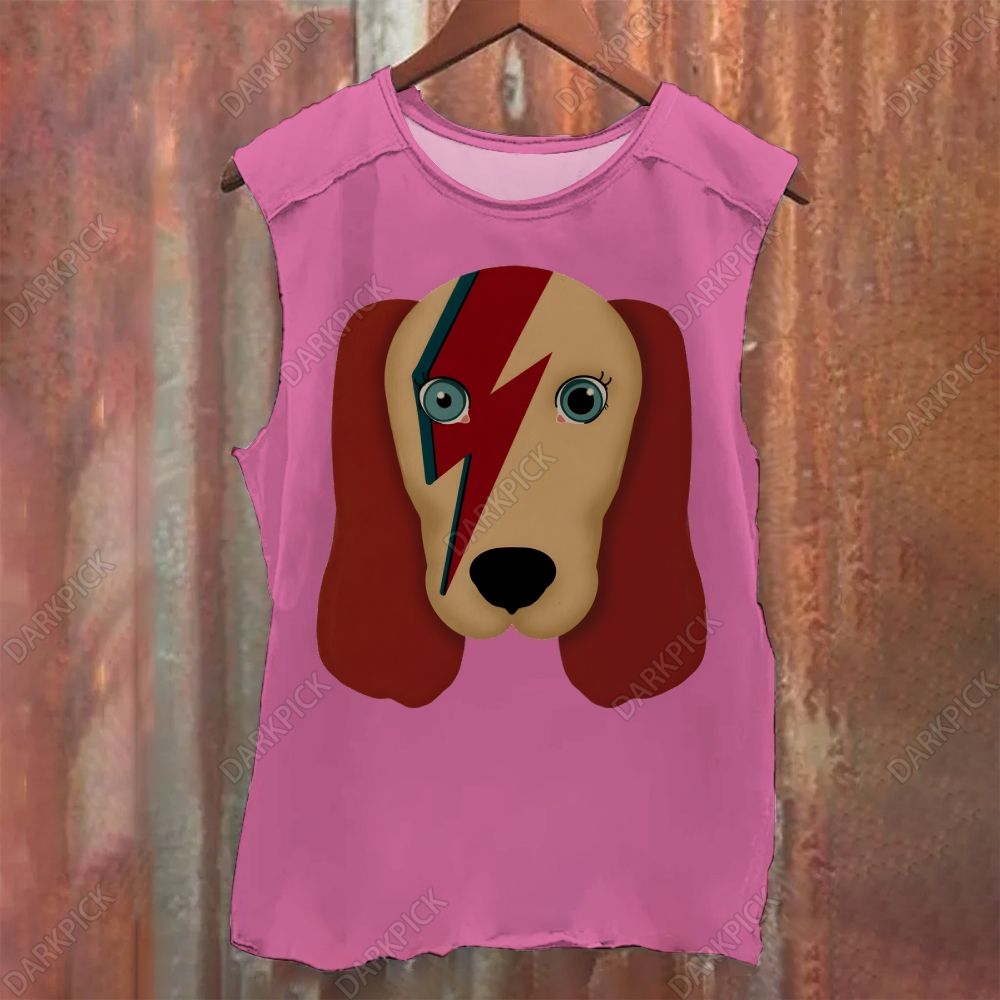 David Bowie Dog Tank Top