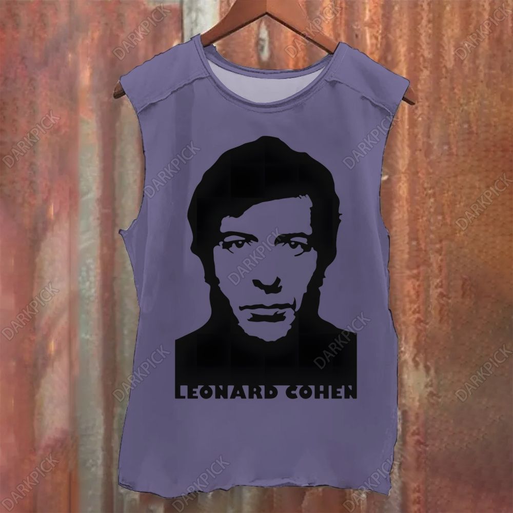 Leonard Cohen Singer Tank Top