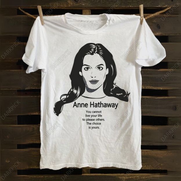 Anne Hathaway cotton T-shirt