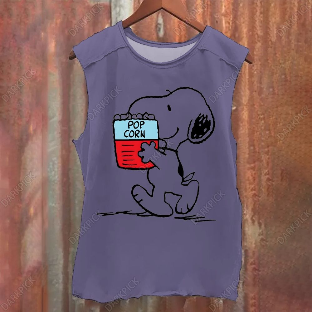 Snoopy At The Movies Tank Top