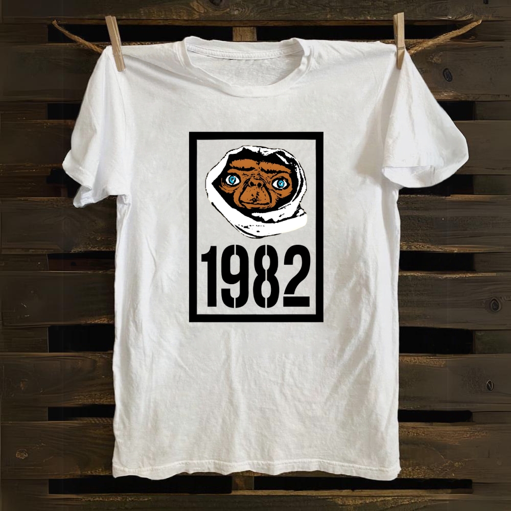 E.T. 1982 movie cotton T-shirt