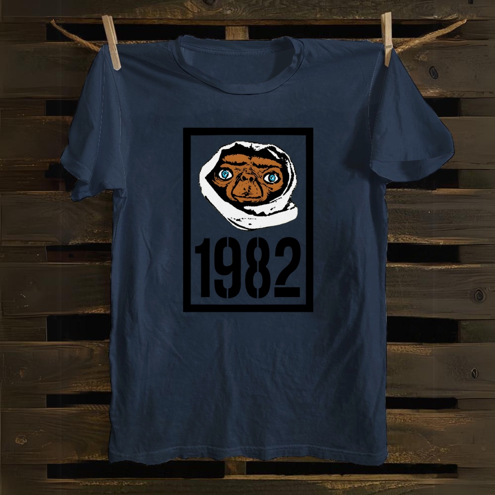E.T. 1982 movie cotton T-shirt