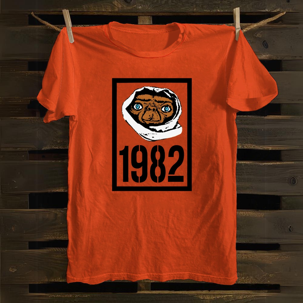 E.T. 1982 movie cotton T-shirt