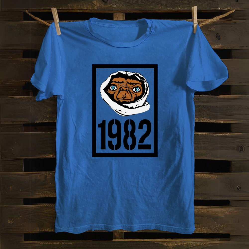 E.T. 1982 movie cotton T-shirt