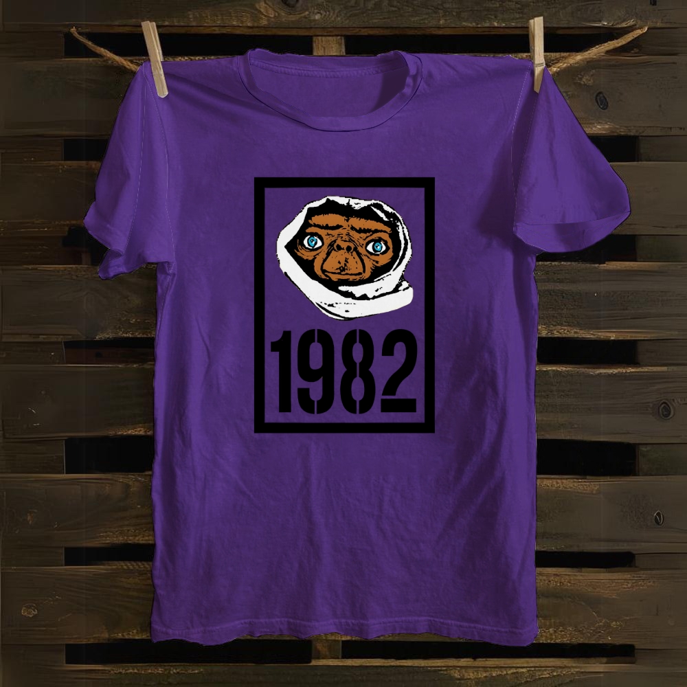 E.T. 1982 movie cotton T-shirt