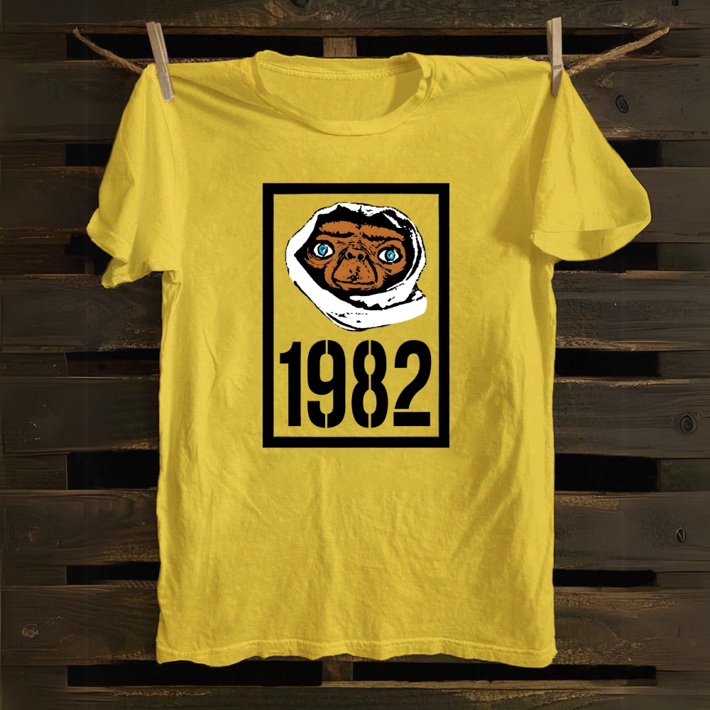 E.T. 1982 movie cotton T-shirt