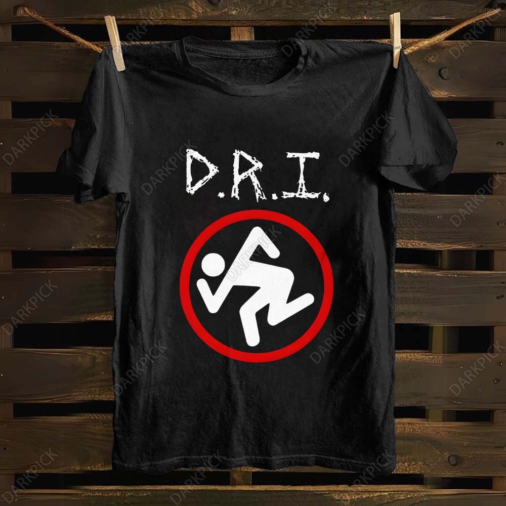 D.R.I. Dirty Rotten Imbeciles Band cotton T-shirt