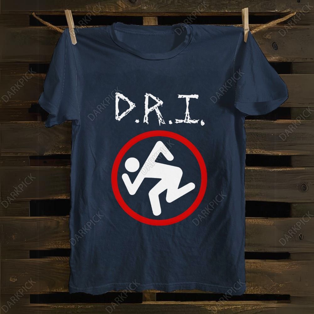 D.R.I. Dirty Rotten Imbeciles Band cotton T-shirt