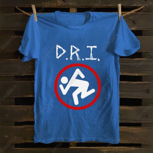 D.R.I. Dirty Rotten Imbeciles Band cotton T-shirt