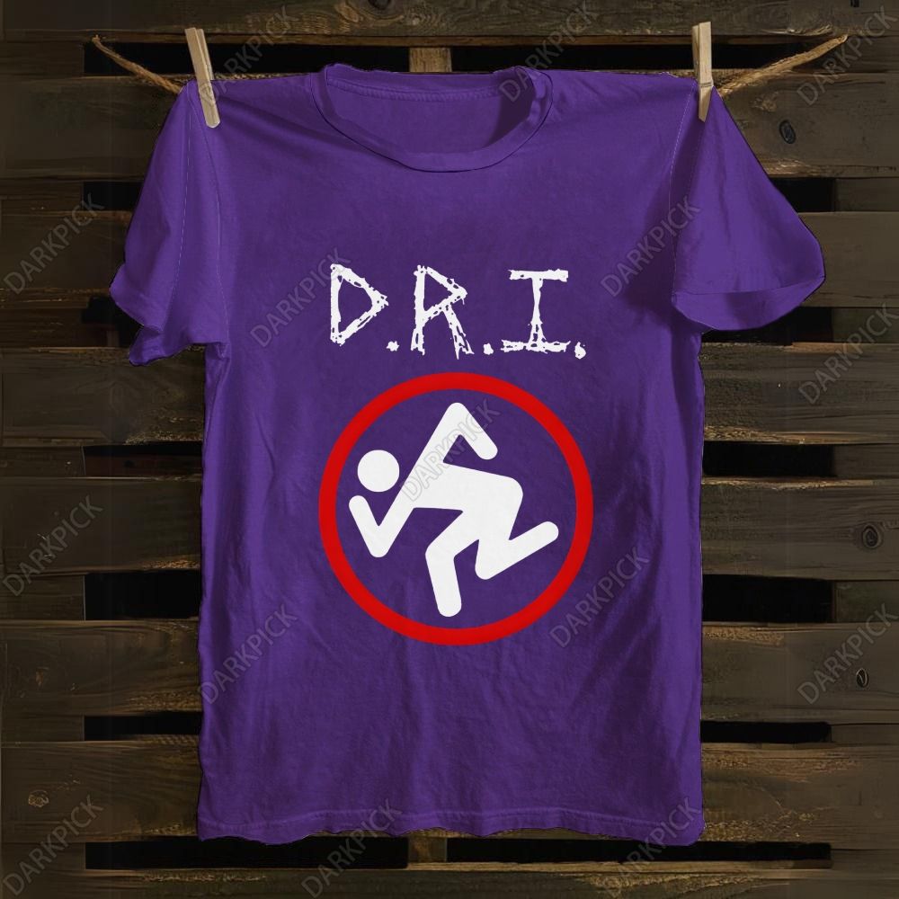 D.R.I. Dirty Rotten Imbeciles Band cotton T-shirt