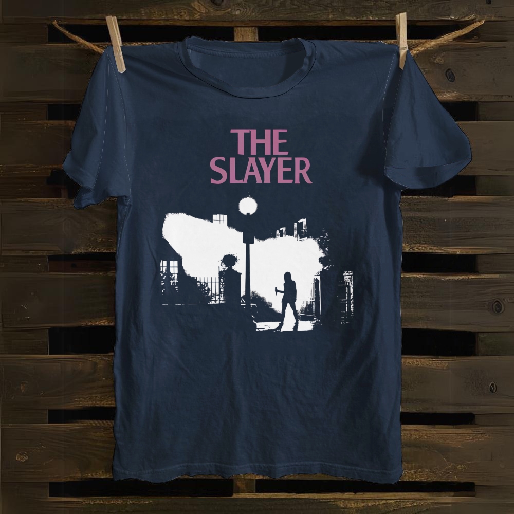 Buffy × The Exorcist Retro Horror Mashup cotton T-shirt