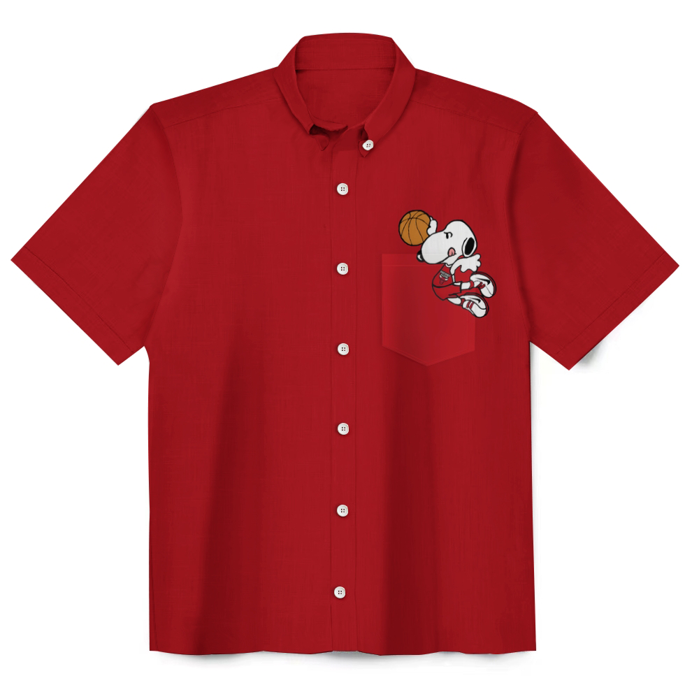 Chicago Bulls Edition Men's Printed Short Sleeve Shirts
