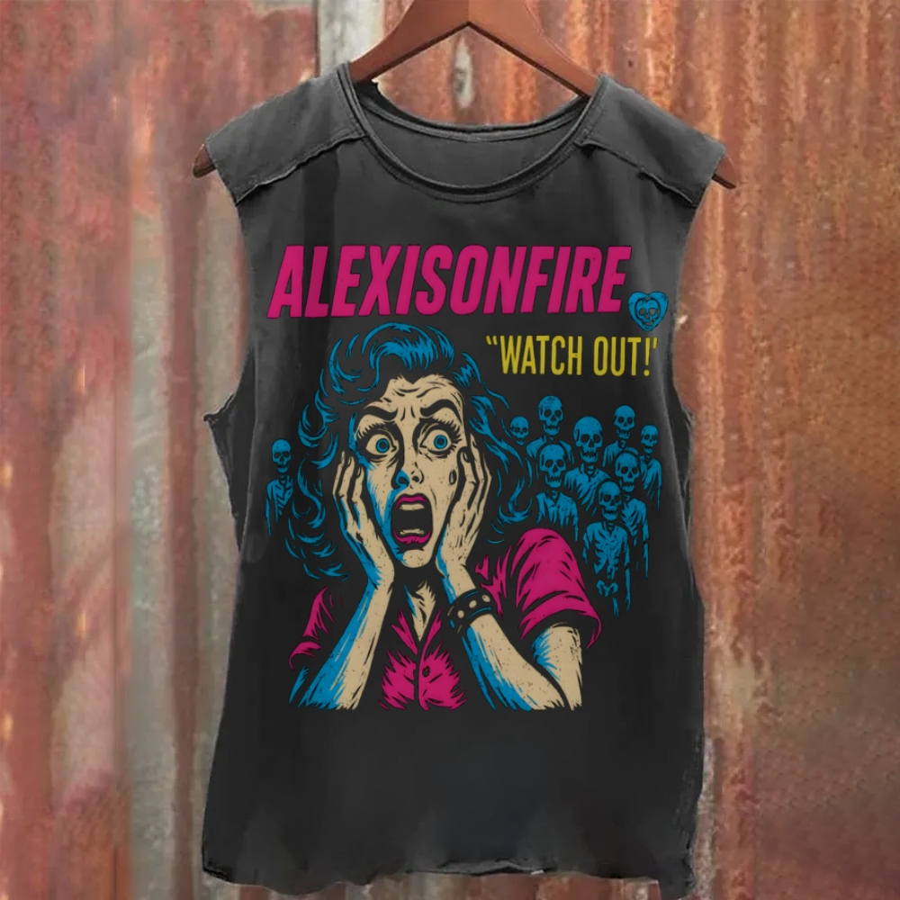 Alexisonfire Band Vintage Washed Tank Top