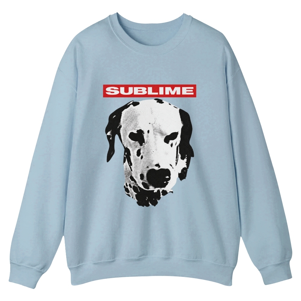 Sublime Dog Logo Casual Crewneck Sweatshirt 