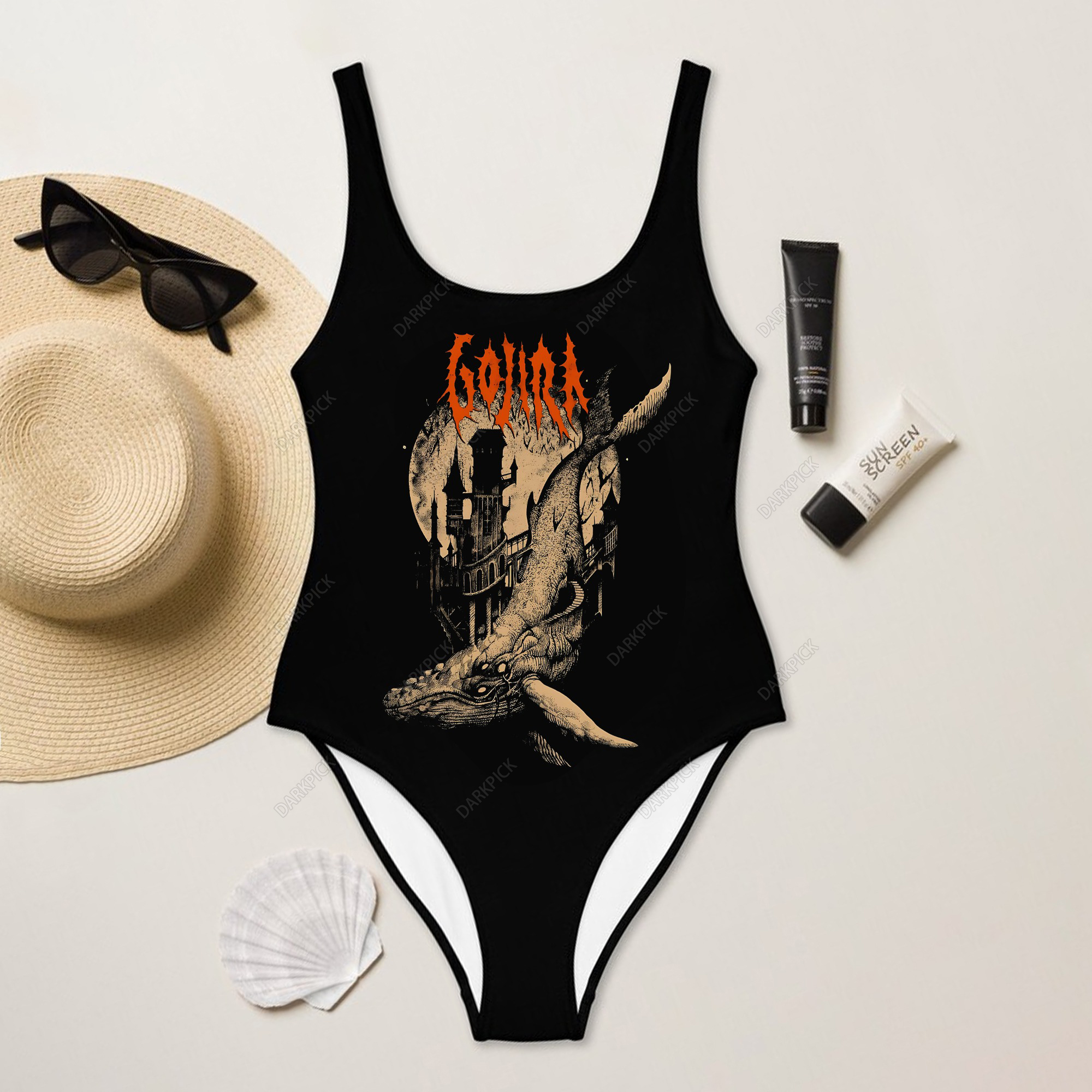 Gojira Heavy Metal Band  One Piece Swimsuit 