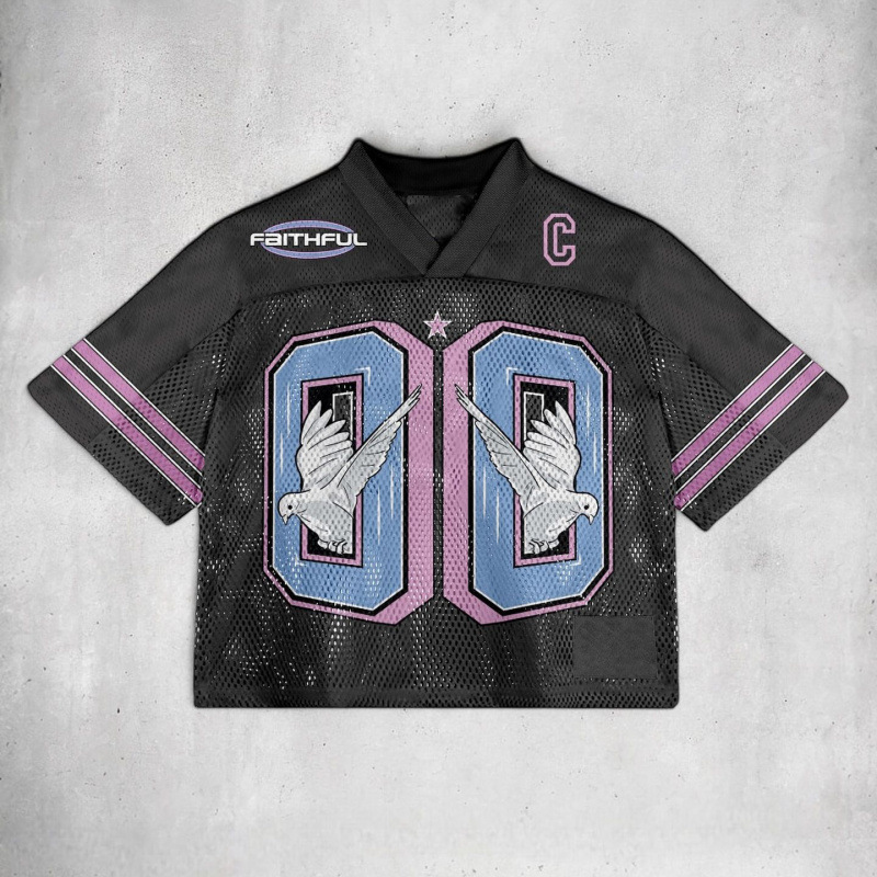 Mesh quick-drying White Dove casual sports jersey