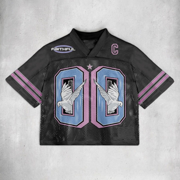 Mesh quick-drying White Dove casual sports jersey