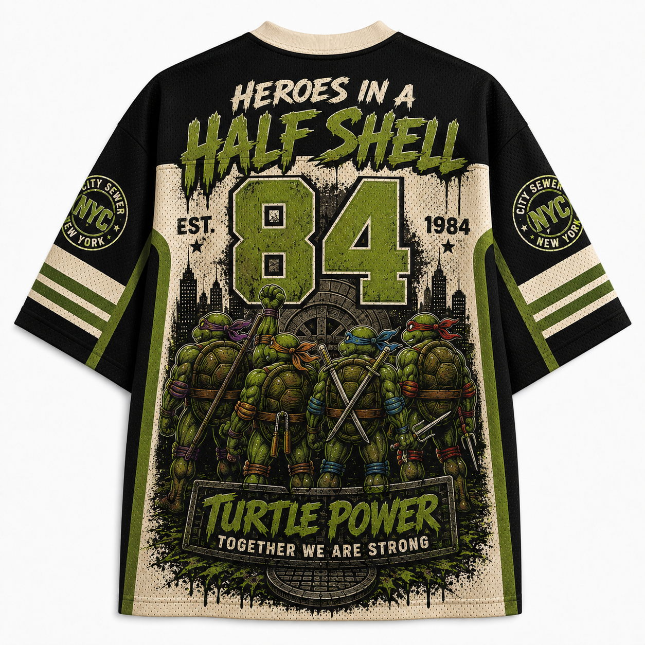 NYC CITY SEWER Jersey T‑Shirt
