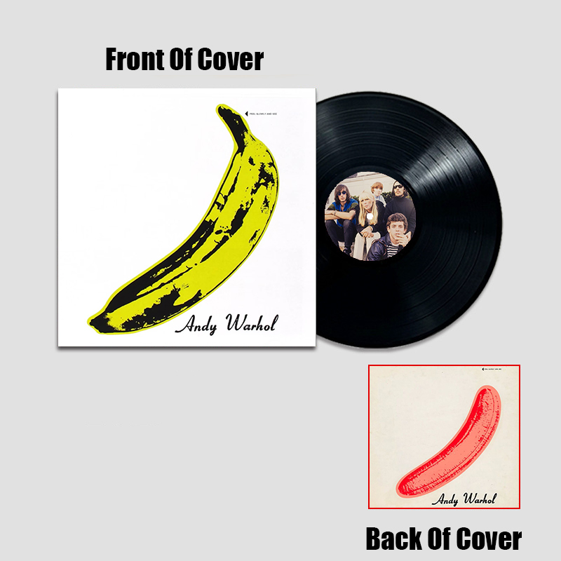 Andy Warhol Band Simulated Concert Record Vinyl Discs Decorate The Room Walls