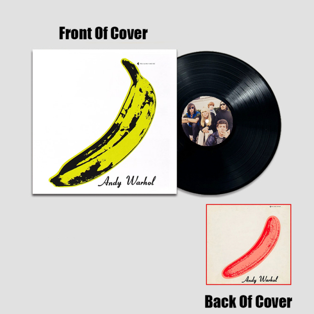 Andy Warhol Band Simulated Concert Record Vinyl Discs Decorate The Room Walls