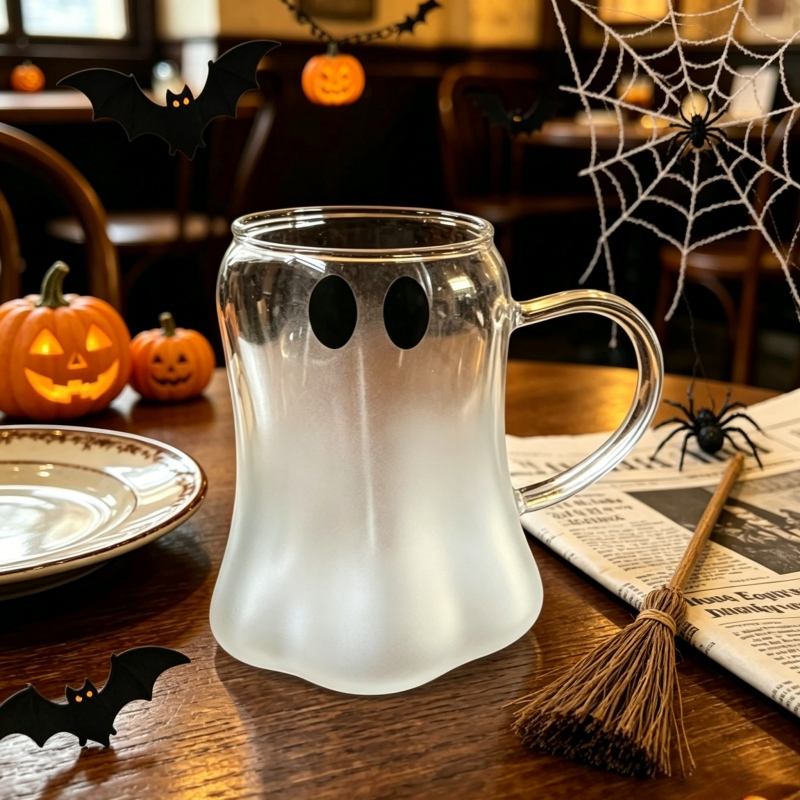 Fun Hand-blown Ghost-shaped Mug
