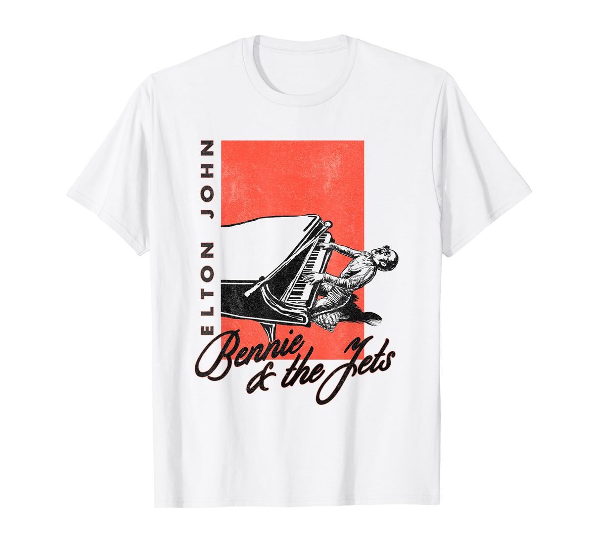 Cotton Elton John Singer T-shirt