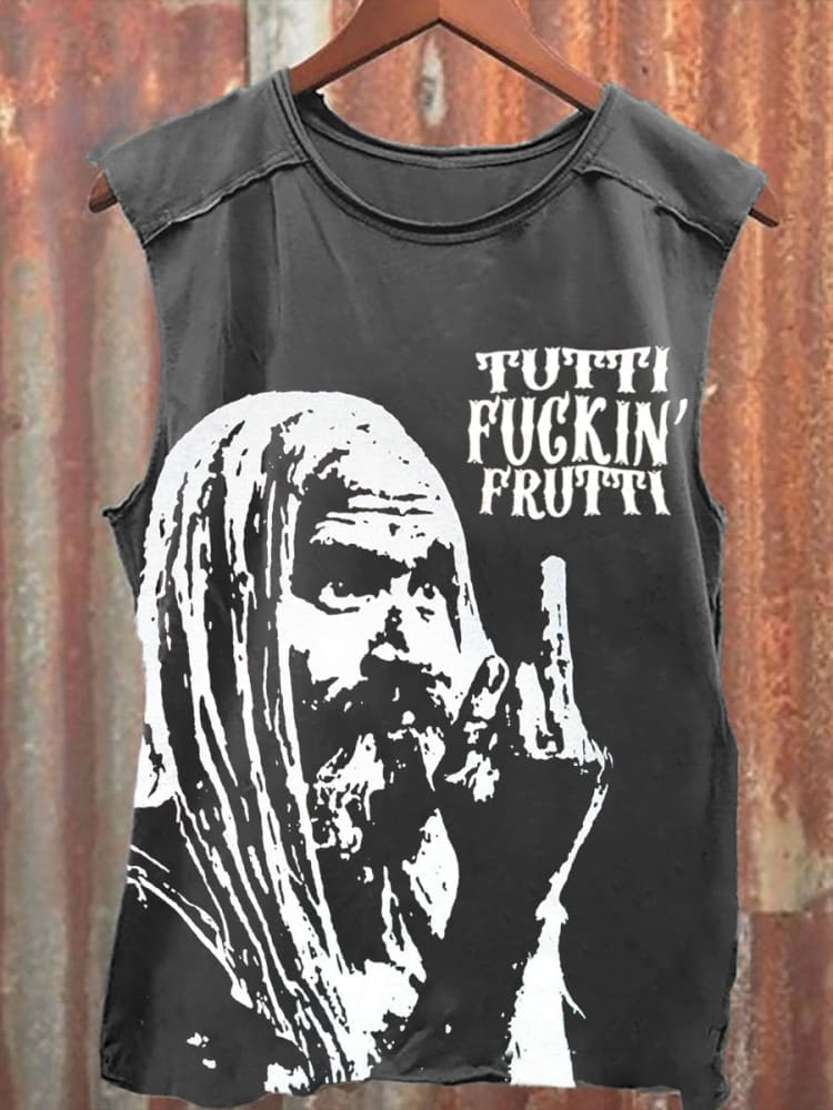 Tutti Fuckin Frutti Print Unisex Classic Tank Top