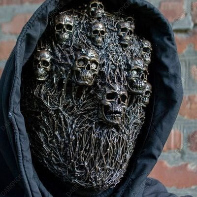 Steam Skull Halloween Mask