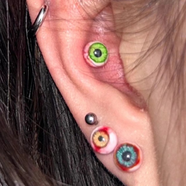 Eyeball Stud Earrings