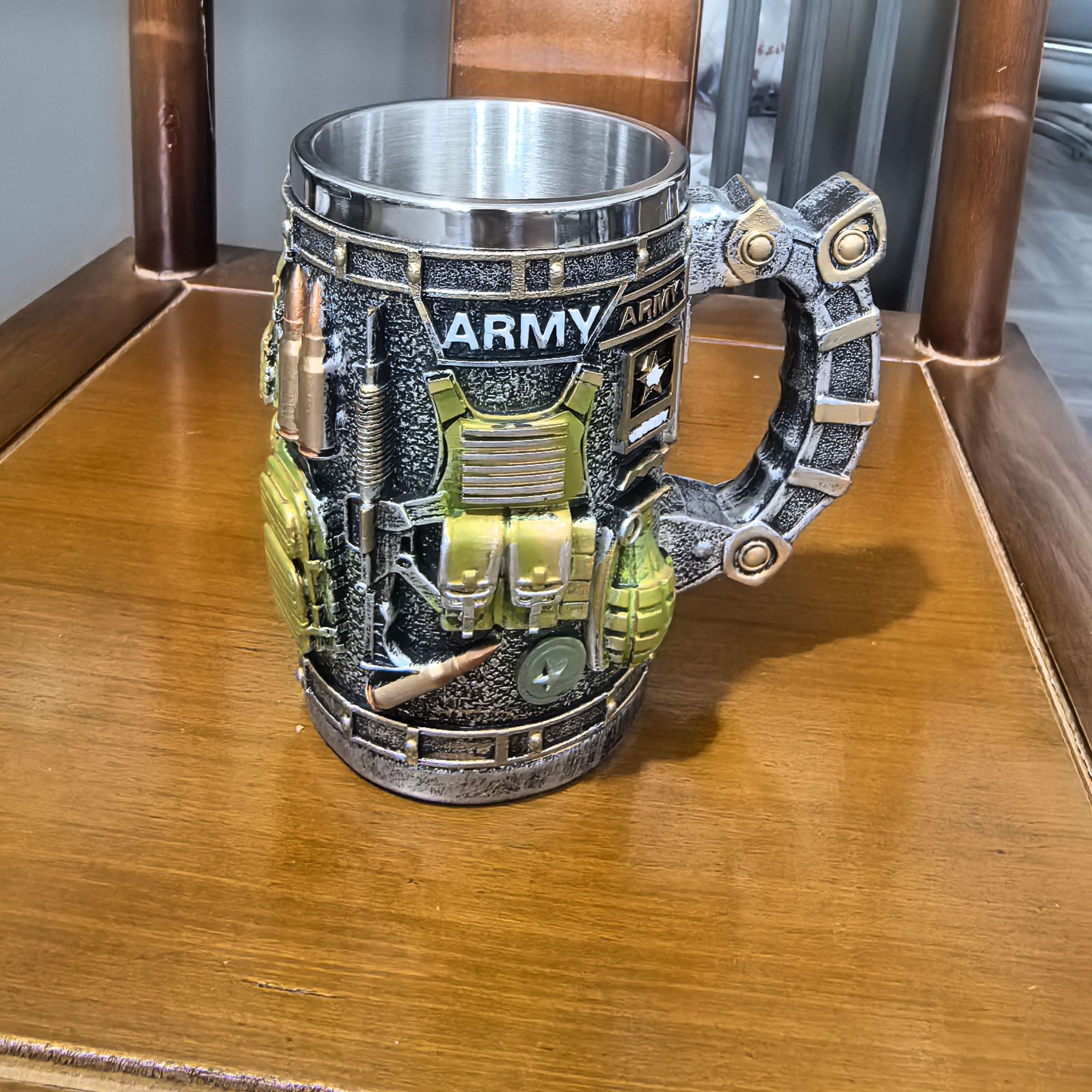 3D embossed mug