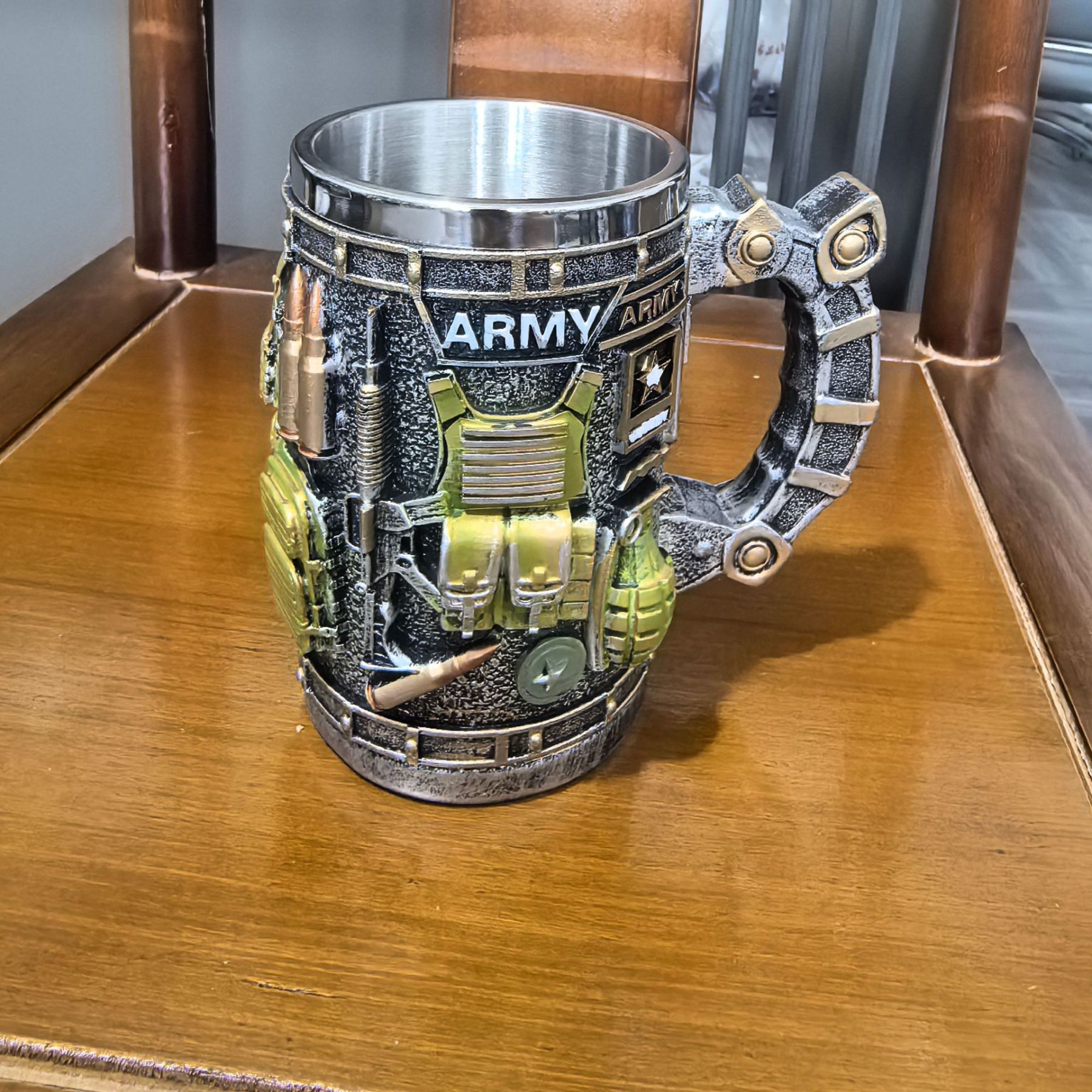 3D embossed mug