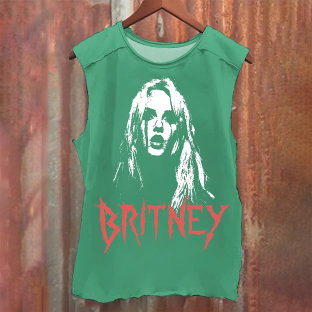 Britney Singer Vintage Washed Tank Top