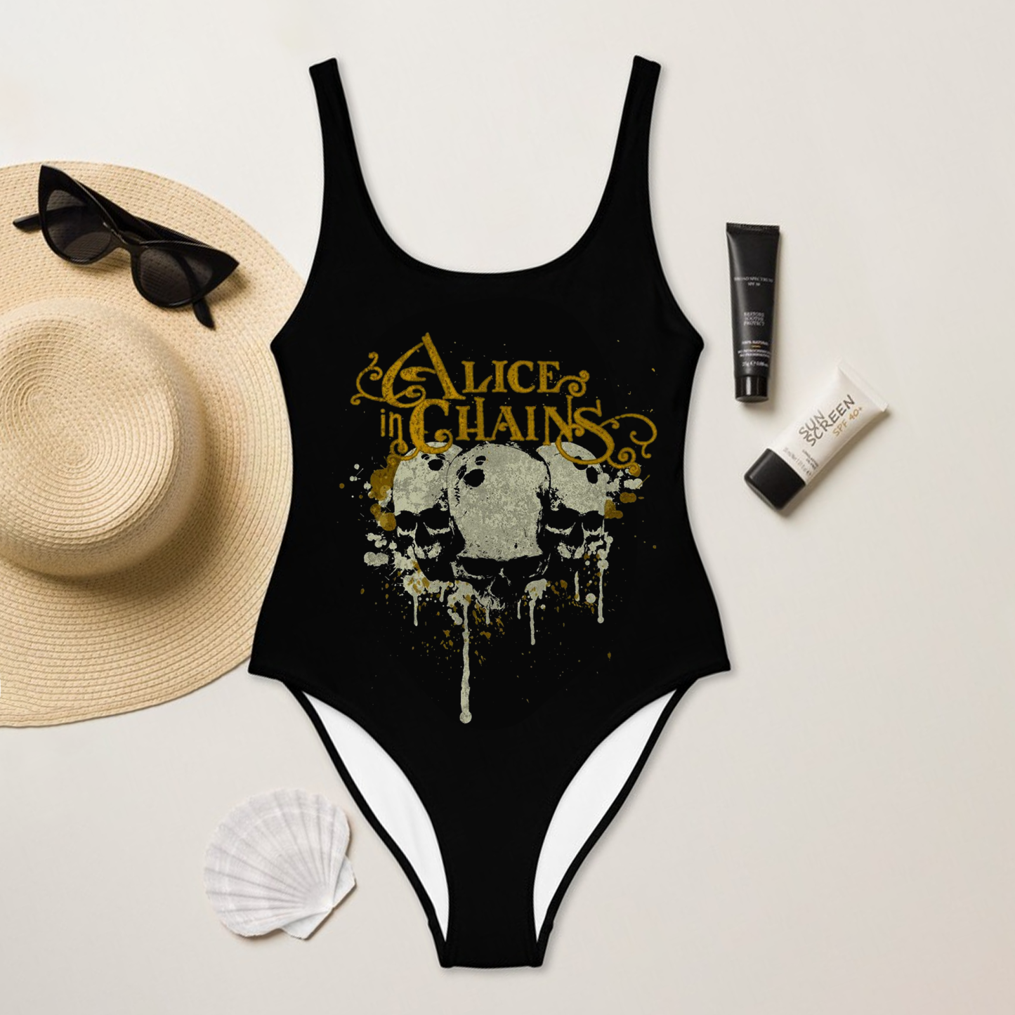 The Witch Live Deliciously One Piece Swimsuit