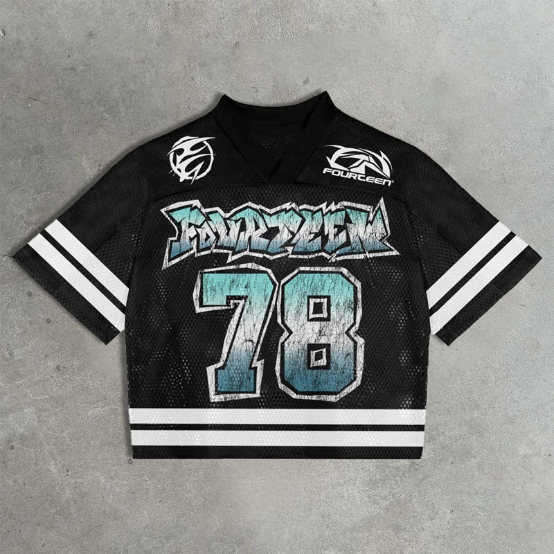 Black number 78 fourceen jersey