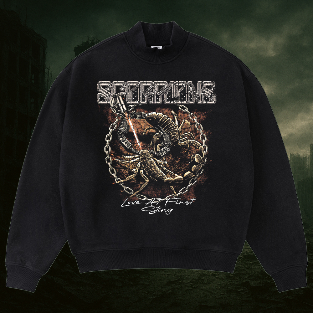 Scorpions Band Love At First Sting Sweatshirt