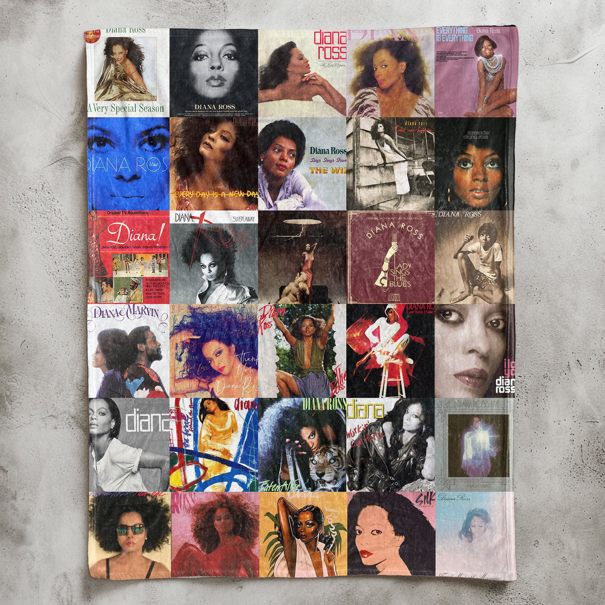 Diana Ross Sherpa Blanket – A Soul & Motown Icon Wrapped in Comfort