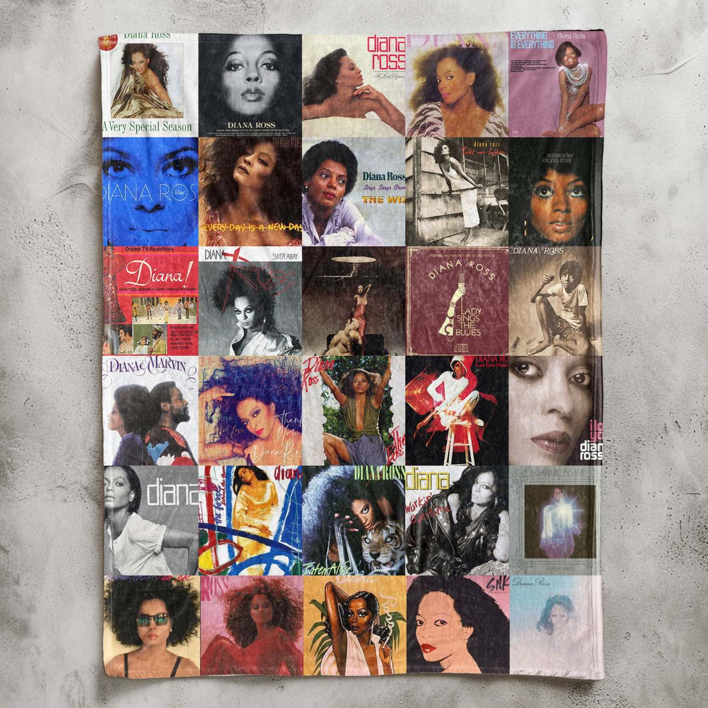 Diana Ross Sherpa Blanket – A Soul & Motown Icon Wrapped in Comfort