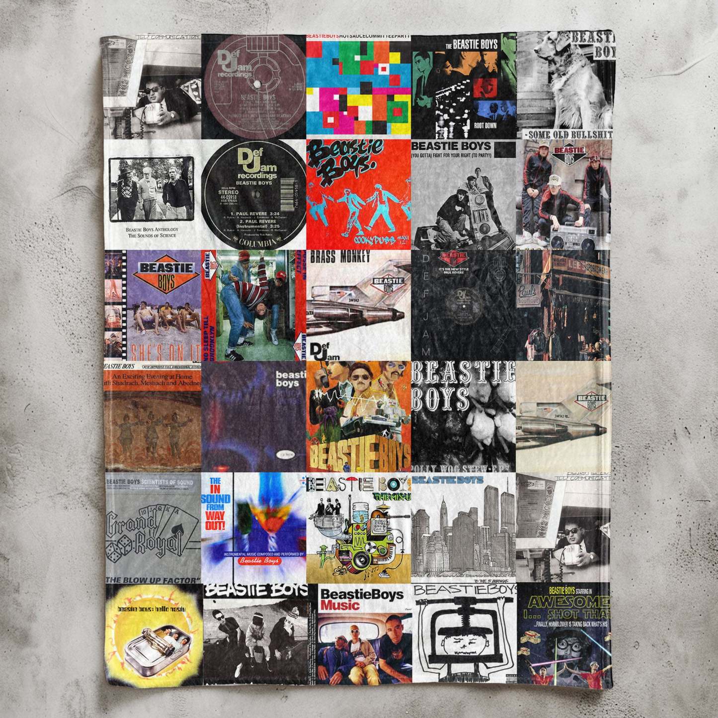 Beastie Boys Sherpa Blanket – Hip-Hop & Punk Fusion Warmth Wrapped in Iconic Album Art