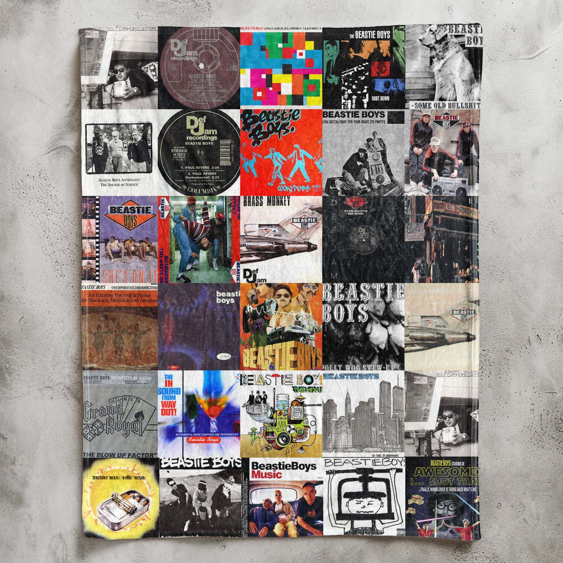 Beastie Boys Sherpa Blanket – Hip-Hop & Punk Fusion Warmth Wrapped in Iconic Album Art